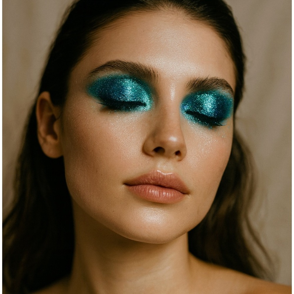 NYX Glitter Cream Palette‎ GCP11 Ocean Breeze Eye Makeup Beauty